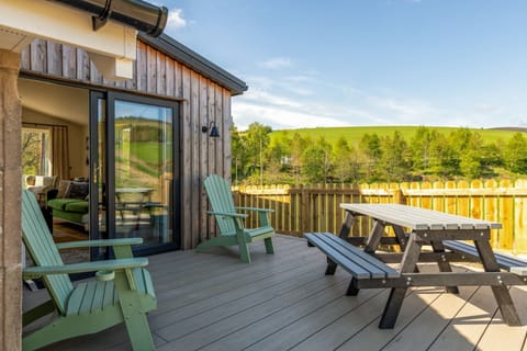 Back Decking area with seating