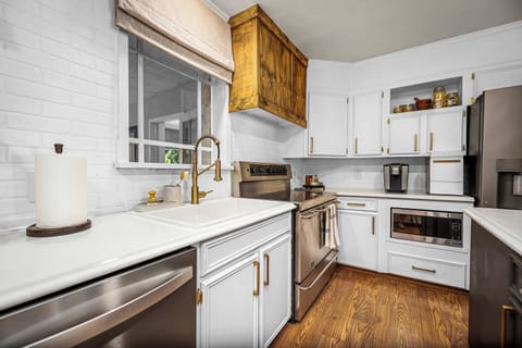 Fully equipped kitchen for all your cooking needs.