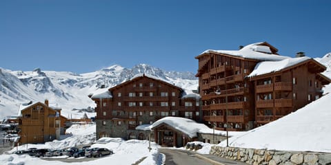 Spacious chalet-style buildings nestled among the peaks offer comfort with unbeatable access.