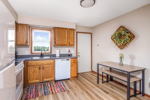Kitchen and dining space