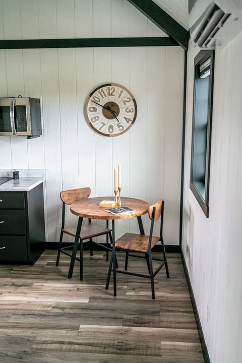 Dining area right next to the kitchen