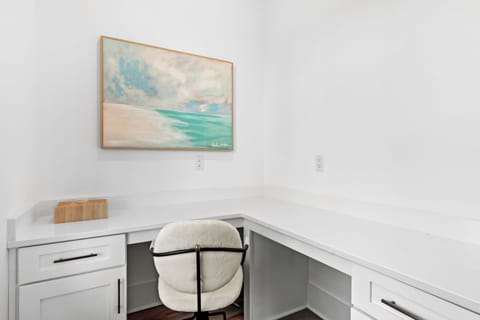 Quiet workspace perfect for remote work or study. (Sea Dweller)