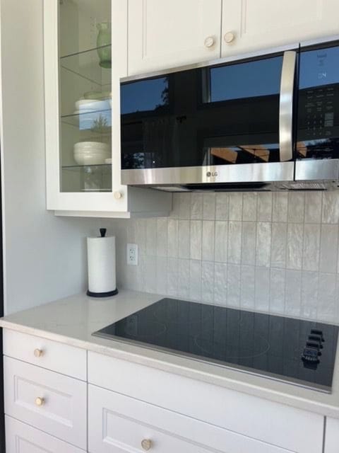 Stove top and microwave