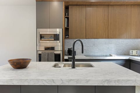 Marble Island is perfect for prepping or serving a meal.