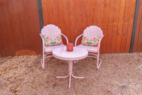 Outdoor sitting area