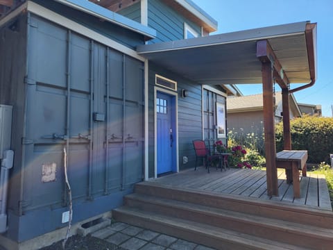 The Beach Box is a cool and unique container home.