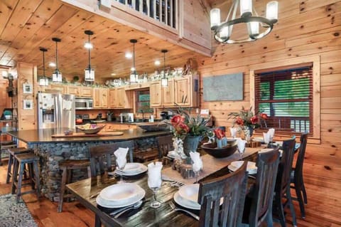 Perfect for family meals or group gatherings—our dining area for 8 is just beside the kitchen for ultimate convenience.