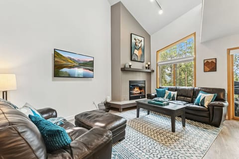 Cozy up by the fire after a day on the mountain!