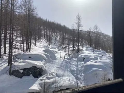 Winter from the balcony, 6th floor