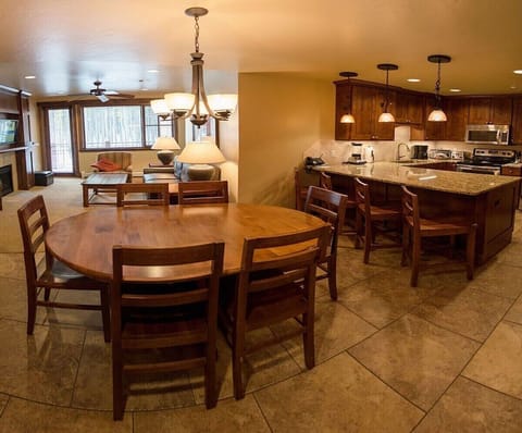 Kitchen bar and dining room