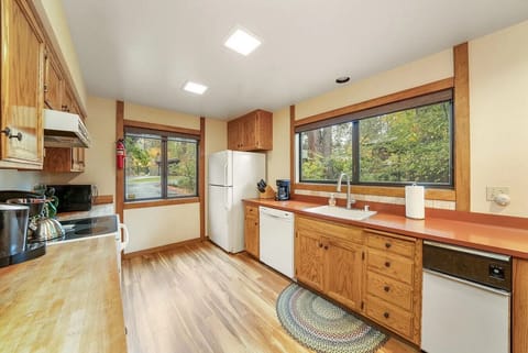 Fully stocked kitchen