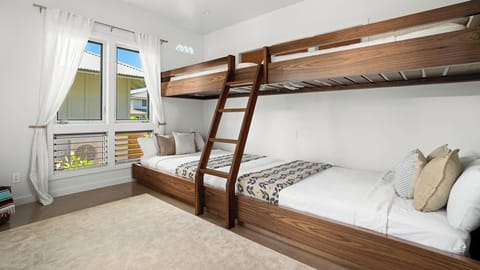 Kukuiula Makai Cottage #22 - Fourth Bedroom Bunk Beds - Parrish Kauai