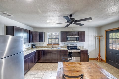 Fully stocked kitchen