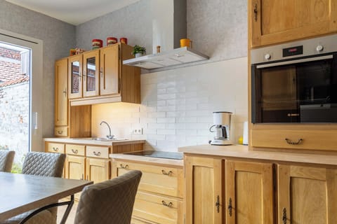 Fully Equipped Wooden Kitchen