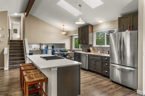 Updated, fully equipped kitchen