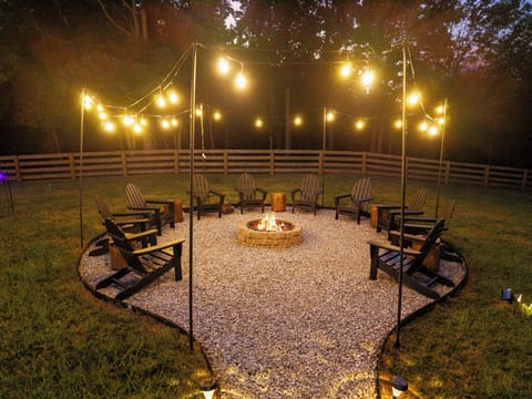 Sit around the firepit and roast S'mores with your whole group!