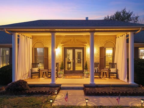 Welcome to your home away from home, the porch light will be on for you.