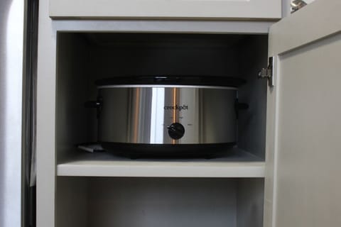 Kitchen Essentials: Equipped with a slow cooker for delicious meals while you relax!