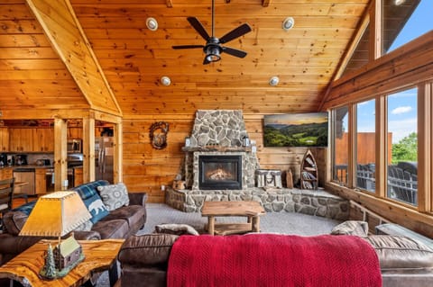 Bask in the natural light that fills our beautiful living room through the huge windows ☀️.