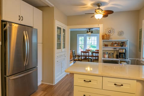 Kitchen Butler Area with Built-in Cabinet