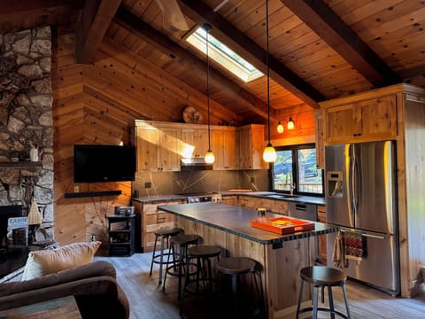 Fully equipped kitchen - appliances, tools, Instant Pot, griddle, dishes, glassware, baking and serving dishes.