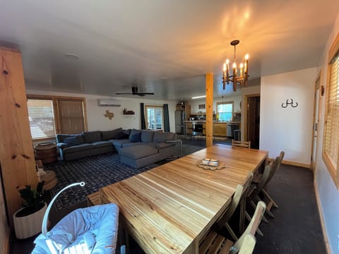 A large table for your group. 