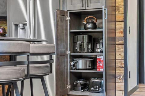 Fully stocked kitchen