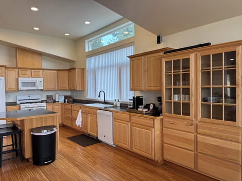 Kitchen with plenty of room for multiple chefs.