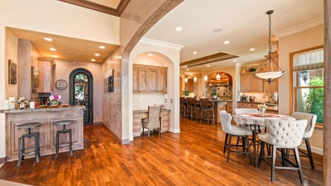 View of Kitchen and wine bar