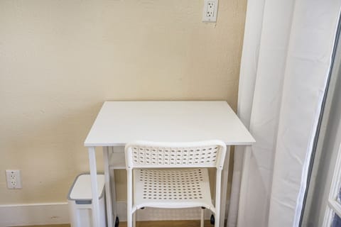 Bedroom 1 with access to backyard