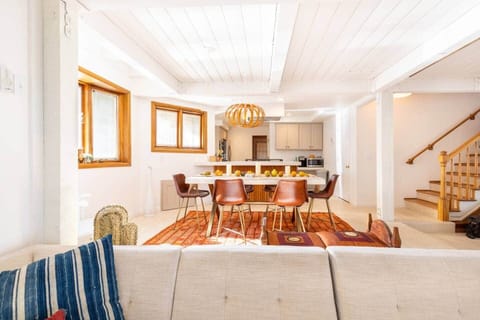 Main House - Dining room and kitchen view from living room