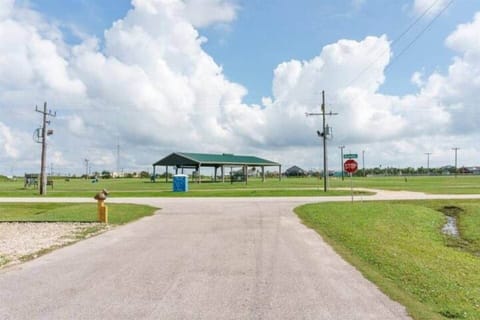 Community park at the end of the street