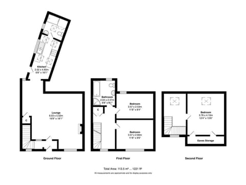 Floor plan | Jasmine Cottage, Grassington