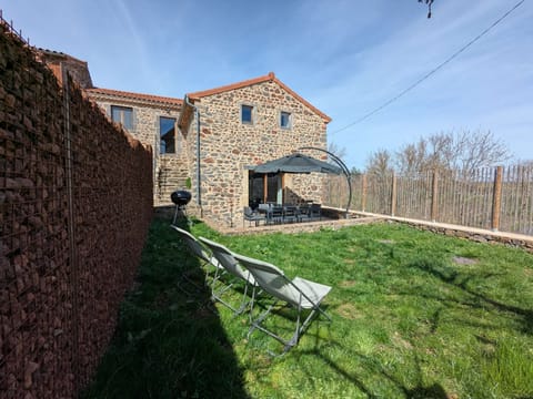 Pretty stone house with enclosed garden