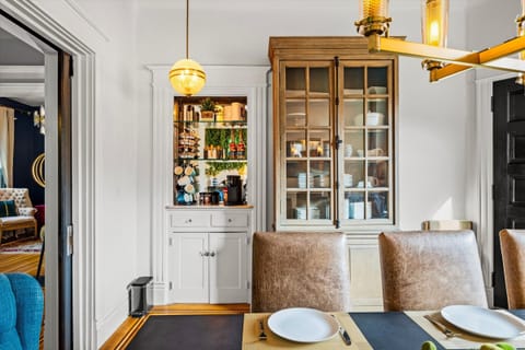 Exotic Coffee bar in the dining room