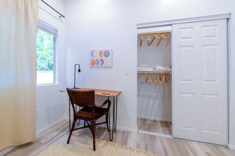 Master Bedroom work desk and wardrobe.