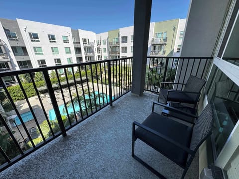 Enjoy stunning views of the iconic city from your own private balcony