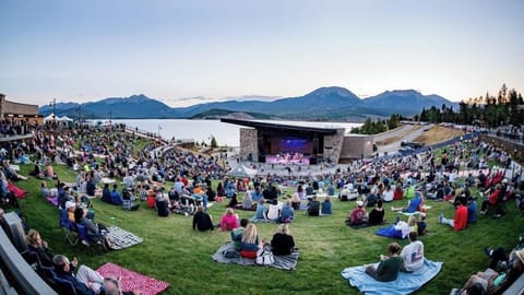 Catch a show at the Dillon Amphitheater right across the street!