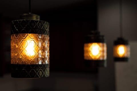 Warm ambient lighting for a cozy atmosphere.