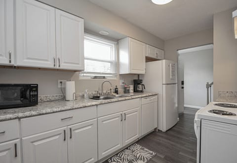 Fully stocked kitchen. All basic cook wear and utensils included