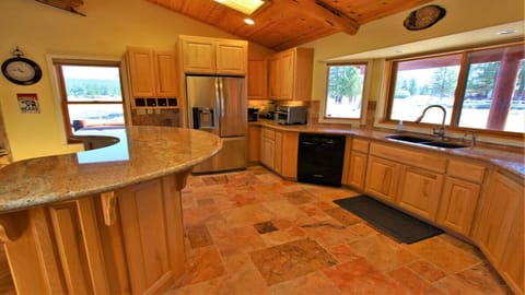 Large Kitchen with Lake Views