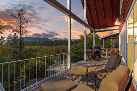 Beautiful sunset views from your private porch.
