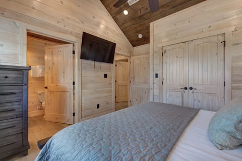 One of Summit View's comfy bedrooms