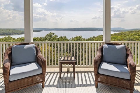 Primary balcony view with Lake Eufaula sunsets