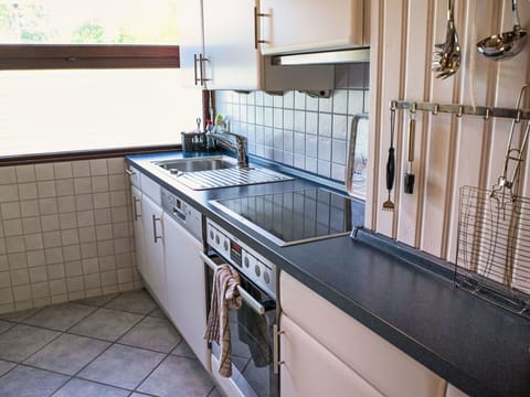 Kitchen, Countertop, Kitchen Sink, Flooring, Kitchen Appliance, Major Appliance, Cabinetry, Interior Design, Floor, Plumbing Fixture