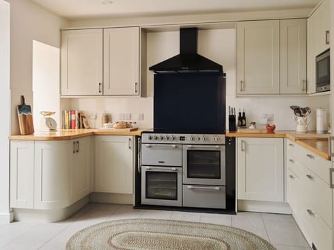 Kitchen Appliance, Kitchen, Major Appliance, Home Appliance, Countertop, Kitchen Stove, Flooring, Cabinetry, Interior Design, Stove