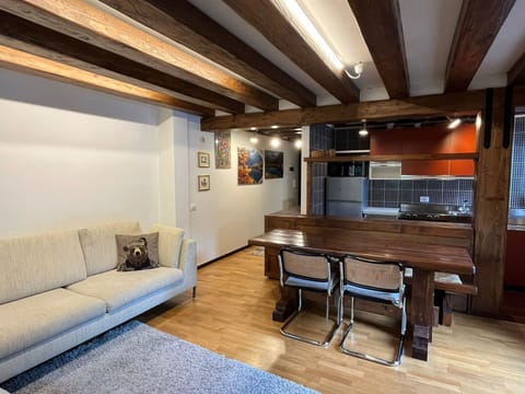 Flooring, Furniture, Interior Design, Wood, Ceiling, Floor, Wood Flooring, Lighting, Table, Room