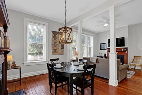 A cozy dining area designed for intimate meals and good conversation.