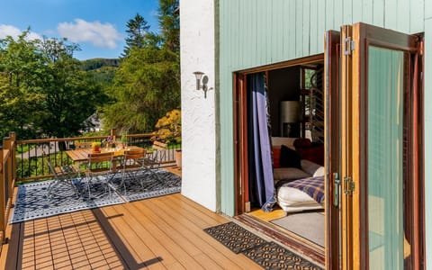 Gulabin House patio with doors open