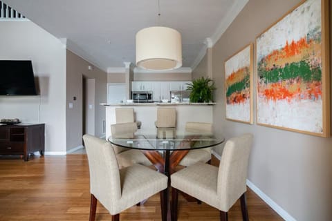 Dining area.  Also, seats are available at the bar area near the kitchen.